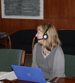 Trudi E. Jacobson, head of the Information Literacy Department at UAlbany. (Photo/Tom Mackey)