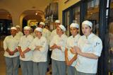 Niagara County Community College culinary arts students watch the signing of the pathways agreement with SUNY Empire State College.