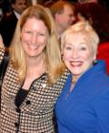 President Hancock and SUNY Chancellor Nancy L. Zimpher are all smiles after the announcement of Open SUNY and Open SUNY+.