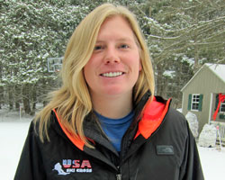 Tania Prymak competes at the Winter Universiade Granada 2015, also known as the World University Games, in women’s ski cross.