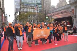 Members of the SUNY Empire State College community participating in America’s Parade 2015, an annual event held on Veteran’s Day in New York City.