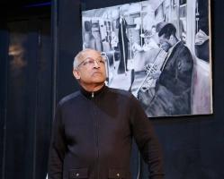 David Shakes ’85, who directed and performed in James’s Baldwin’s play “The Amen Corner,” at the Multi Use Community Cultural Center, Rochester. Photo/Annette Dragon